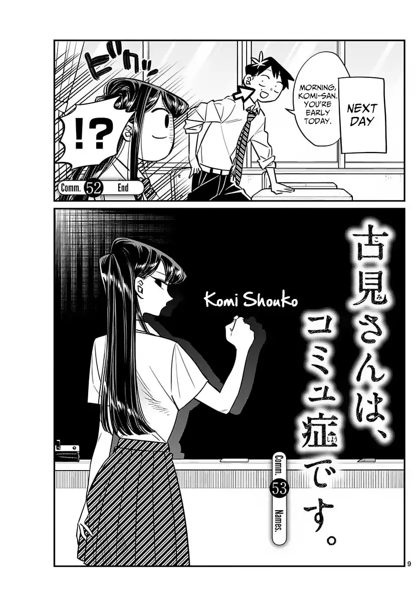 Komi-san wa Komyushou Desu Chapter 52 9